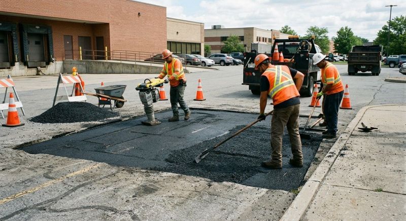 Church Parking Lot Repair in Conway, AR