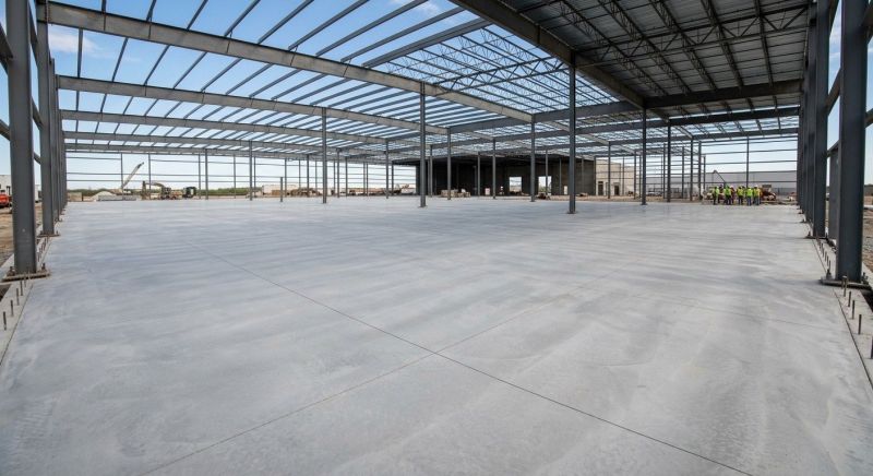 Commercial Slab Installation in West Des Moines, IA