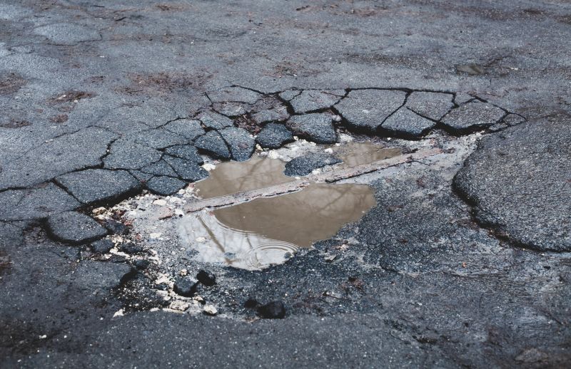 Edge of Pothole